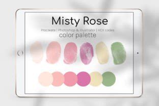 Misty Rose Color Palette Graphic by thedigitaldoodle · Creative Fabrica