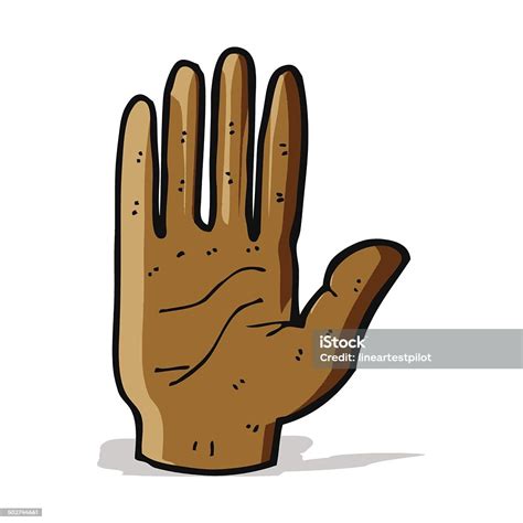 Cartoon Hand Stock Illustration - Download Image Now - Cheerful, Clip Art, Cultures - iStock