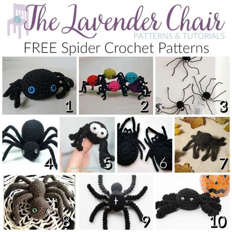 FREE Spiderweb Crochet Patterns - The Lavender Chair