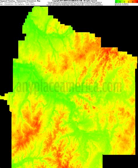 Free Haywood County, Tennessee Topo Maps & Elevations