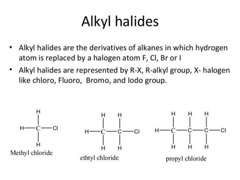 Alkyl halides