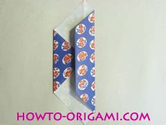 Chopstick wrapper origami » How to Origami Easy origami instruction at Howto-origami.com