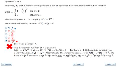 probability distributions - Actuary P/1 Exam Question - Mathematics Stack Exchange