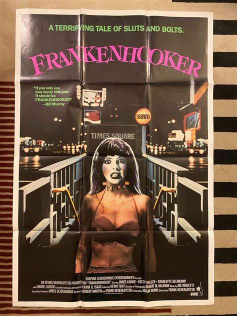 FRANKENHOOKER Movie Poster 1990 Frankenstein Horror cult classic promo ...