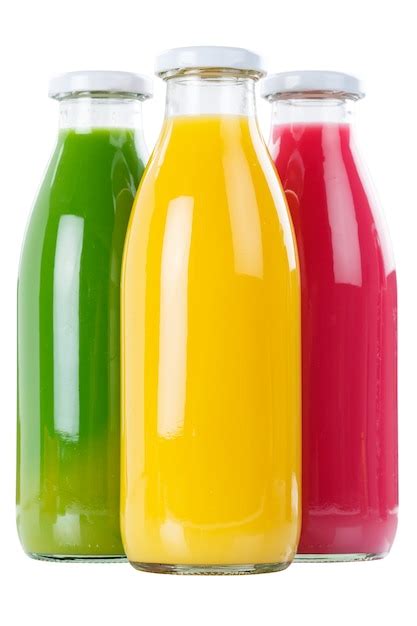 Premium Photo | Fruit juice smoothie smoothies in bottle portrait format isolated