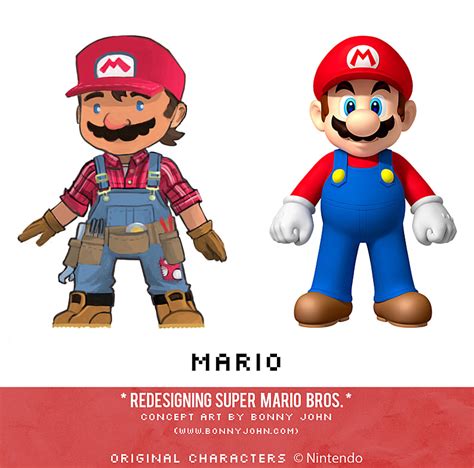 Super Mario Bros. Redesigned As Modern 2D Illustrations | Super Mario ...