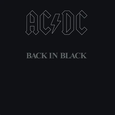 Back In Black Album Cover by AC/DC