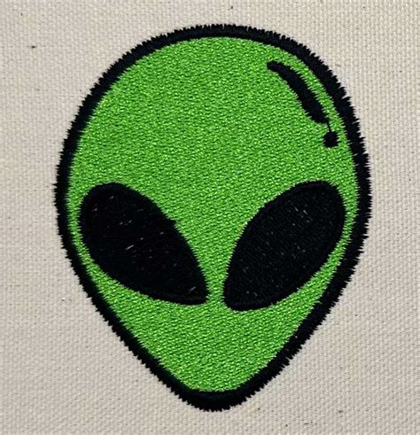 Embroidery Design: Alien Head
