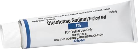 DICLOFENAC (Generic) Gel 1%, 100-gm tube - Chewy.com