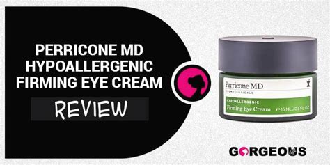 Perricone MD Hypoallergenic Firming Eye Cream Review: Is It Good?