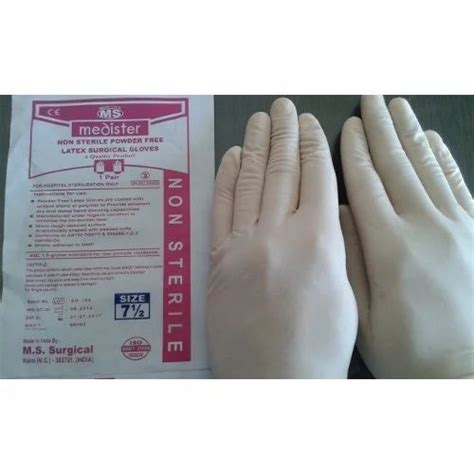 Sterile Powder Free Latex Surgical Gloves Manufacturer from Kalol