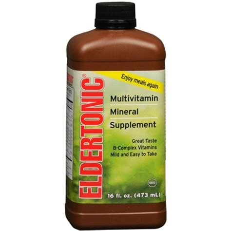 Eldertonic Multivitamin Mineral Supplement Liquid 16 oz - Walmart.com - Walmart.com