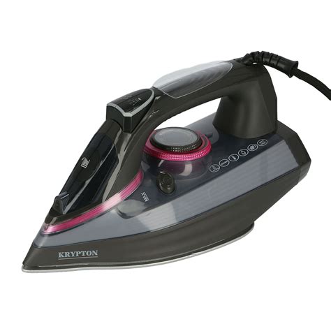 Krypton KNSI6137 2400W Non-Stick Soleplate Steam Iron, Powerful Wet ...