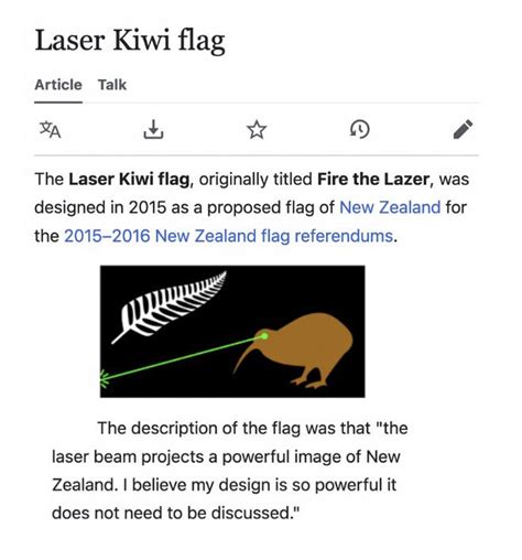 Lazer Kiwi Flag : r/comedyheaven