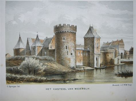 Medemblik - Het kasteel van Medemblik 1884 - Catawiki