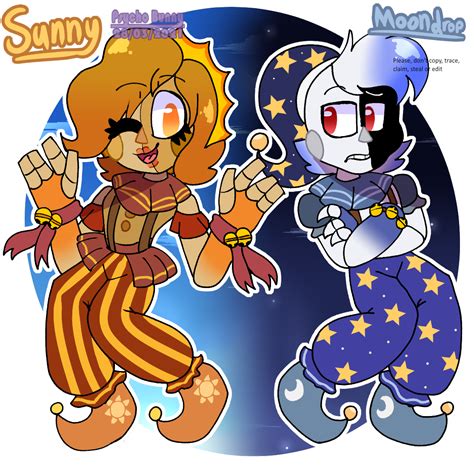 MoonDrop and Sunny{FNAF AU} by psycho-bunny12 on DeviantArt