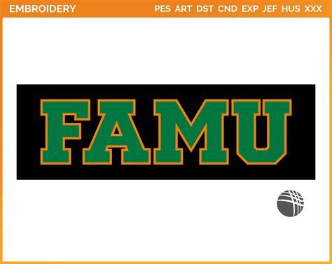 Florida A&M Rattlers - Wordmark Logo (2013) - College Sports Embroidery Logo in 4 sizes & 8 formats