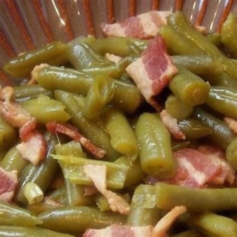 German-Style Green Beans | Recipe | Green bean recipes, Green beans, Crockpot green beans