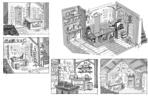 Image - Mystery shack inside sketches.jpg | Gravity Falls Wiki | FANDOM ...