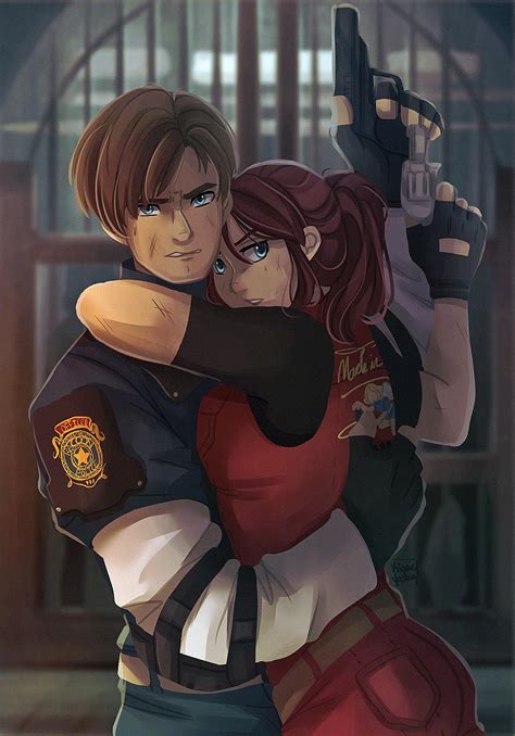 Leon and Claire by kiome-yasha : r/residentevil