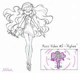 Lolirock Iris Transformation Coloring Page Pages Sketch Coloring sketch template