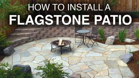 How To Install A Flagstone Patio (Step-by-Step) - YouTube | Flagstone patio design, Patio ...