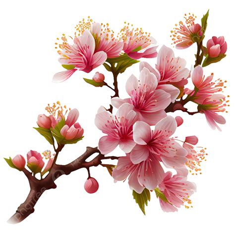 Beautiful Pink Cherry Blossoms, Pink Flower, Cherry Blossom, Cherry Flower PNG Transparent ...