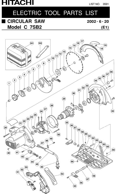 Hitachi Circular Saw Spare Parts | Reviewmotors.co