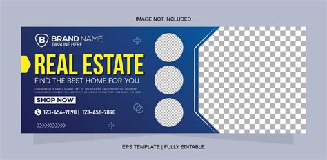 Real Estate Banner Design Template 11396007 Vector Art at Vecteezy