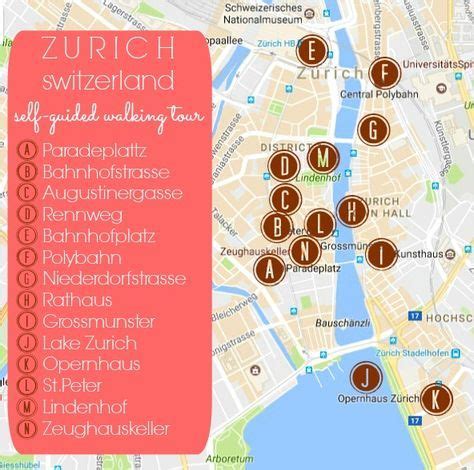 Zurich Self-Guided Walking Tour - Jetsetting Fools | Zurich travel, Zurich, Walking tour