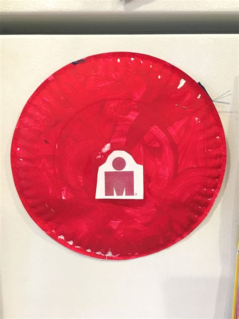 This "Ironman" shield that my daughter's class made for Superhero Day : r/mildlyinfuriating