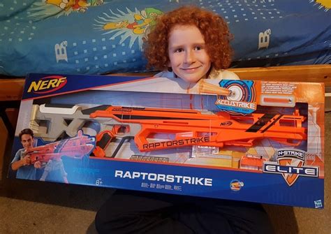 The Brick Castle: Nerf N-Strike Elite AccuStrike RaptorStrike Blaster Review for Hasbro (age 8+)