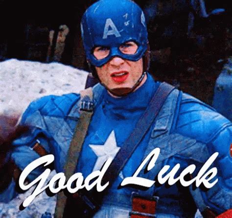 Good Luck Captain America GIF - GoodLuck CaptainAmerica Salute ...