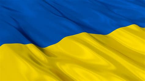 Flag Of Ukraine Waving In The Wind. Seamless Looping. 3d Generated. Stock Footage Video 7238596 ...