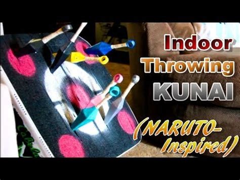 DIY: Indoor Throwing Kunai (Naruto-Inspired) : r/ThrowingKnife