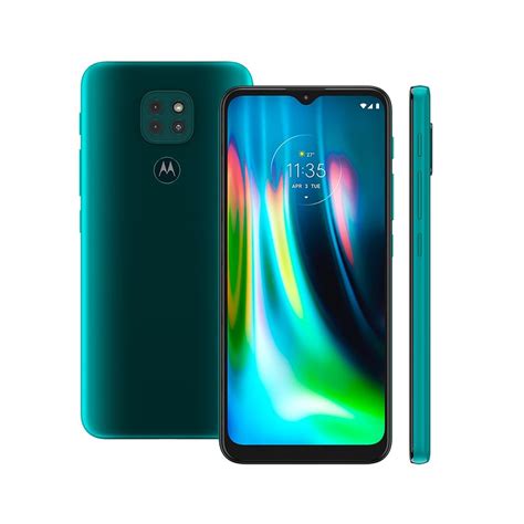 Smartphone Motorola Moto G9 Play 64GB Verde - Tela 6,5" HD+, Android 10 ...