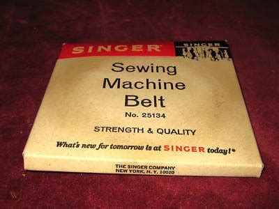 VINTAGE SINGER SEWING MACHINE BELT 25134 + ORIG PACKAGE | #119175402