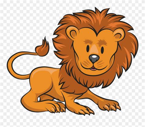 Download Lion Cartoon Clip Art - Gambar Kartun Hewan Singa - Png ...