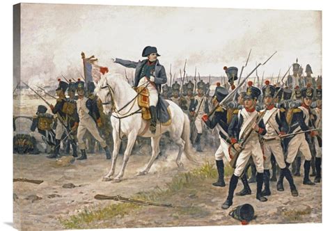 Buy Positive Energy Fine Art Painting Napoleon at The Battle of Friedl – Explosion Luck Military ...