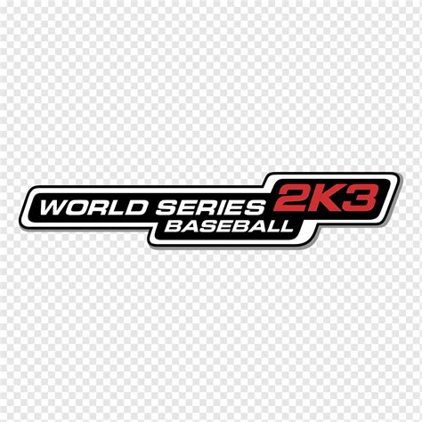 Baseball 2K3 World Series, HD, logo, png | PNGWing