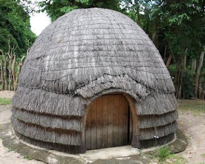 the best time of the day: zulu huts.