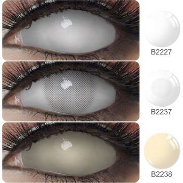 White Eye Contacts Halloween