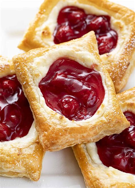 Cherry Cream Cheese Danish | Recipe | Puff pastry recipes dessert, Pastries recipes dessert ...