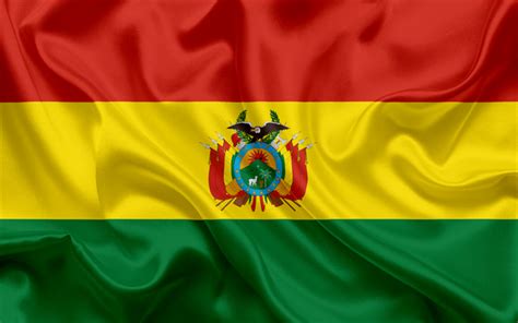 Download wallpapers Bolivian flag, Bolivia, national flag, national symbols, flag of Bolivia for ...