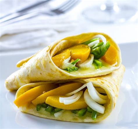 Vegetarian Sandwich Wrap stock photo. Image of picture - 14388022