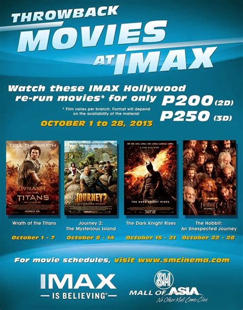 Manila Shopper: Throwback Movies Promo at IMAX SM Cinemas: Oct 2013