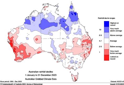 Australia's 2023 in weather: a year of warm temperatures and contrasting rainfall - Social Media ...