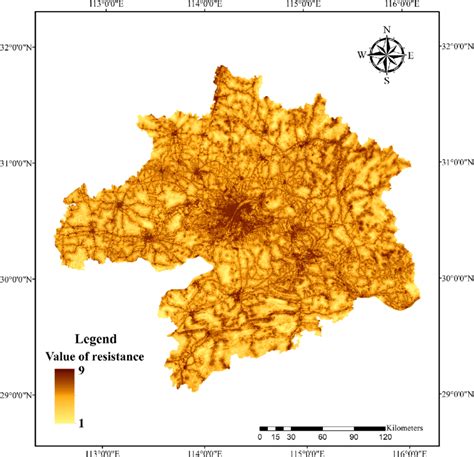 The distribution map of resistance. | Download Scientific Diagram