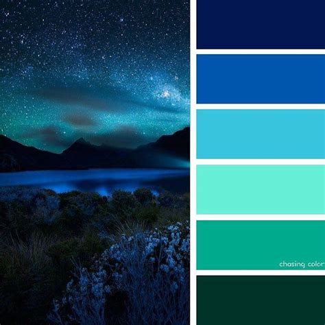 night sky color palette - Theresia Brantley