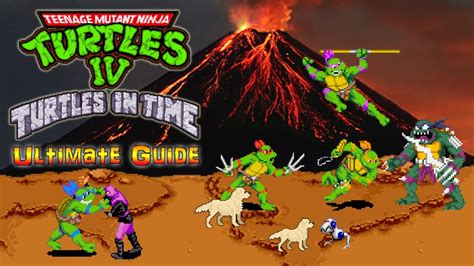 #TMNT Turtles IV: Turtles In Time - SNES - ULTIMATE GUIDE - HARD Mode - ALL Scenes, ALL Bosses ...